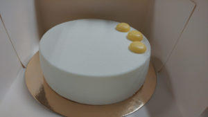 Entremets coco citron