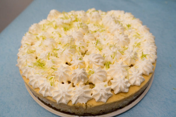 Cheesecake coco citron vert