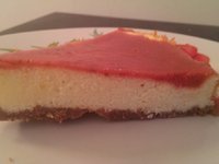 Gâteau fromage blanc fraise spéculoos