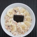 smoothie bowl chocolat bananes amandes