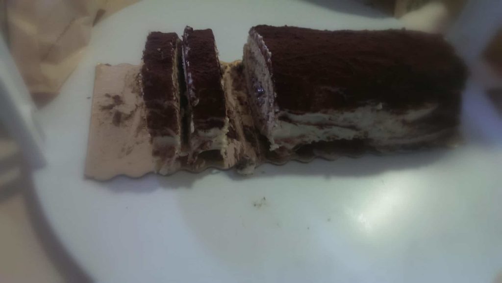 bûche tiramisu