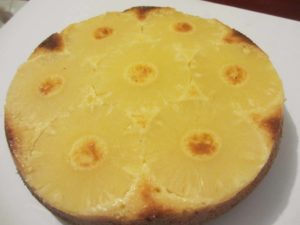 gâteau ananas chocolat blanc