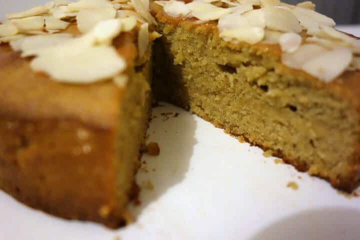 Gâteau aux amandes sans beurre sans gluten