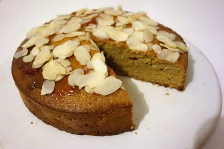 Gâteau aux amandes sans beurre sans gluten