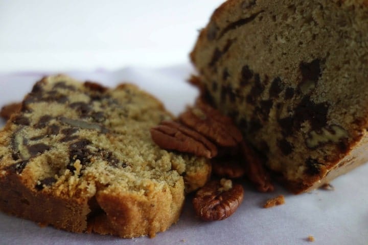 Gâteau crème de marrons, chocolat, noix de pécan et coco