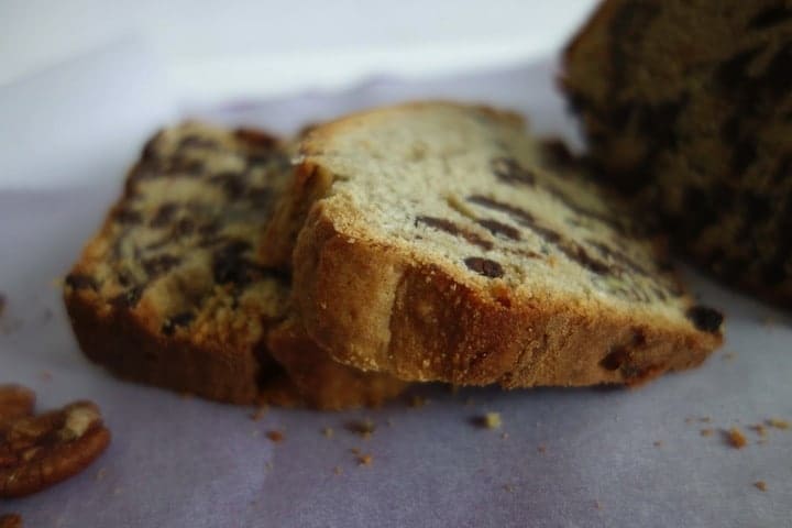 Gâteau crème de marrons, chocolat, noix de pécan et coco