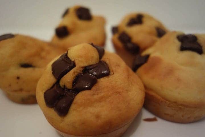 muffins ananas pépites de chocolat