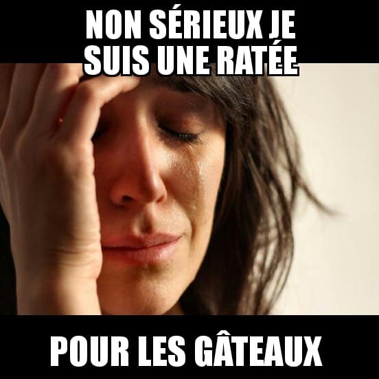 excuses pour ne pas faire de gâteaux