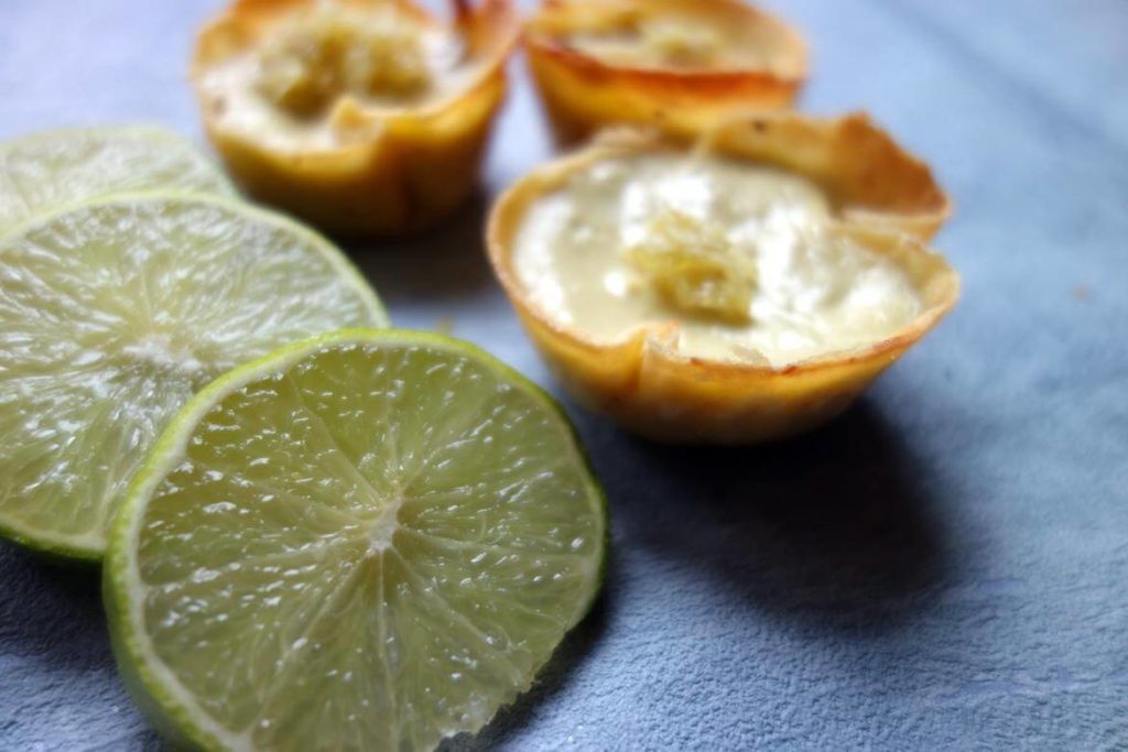 Mini cheesecake tortillas avocat citron vert