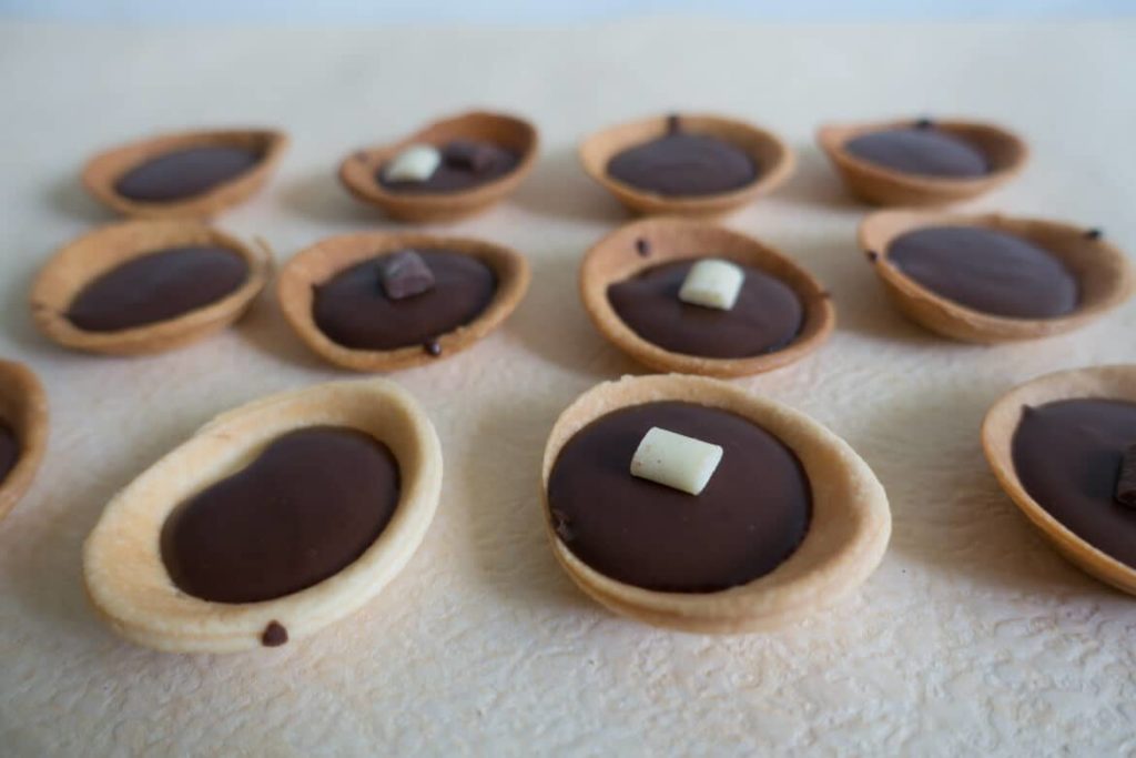 mini tartelettes chocolat