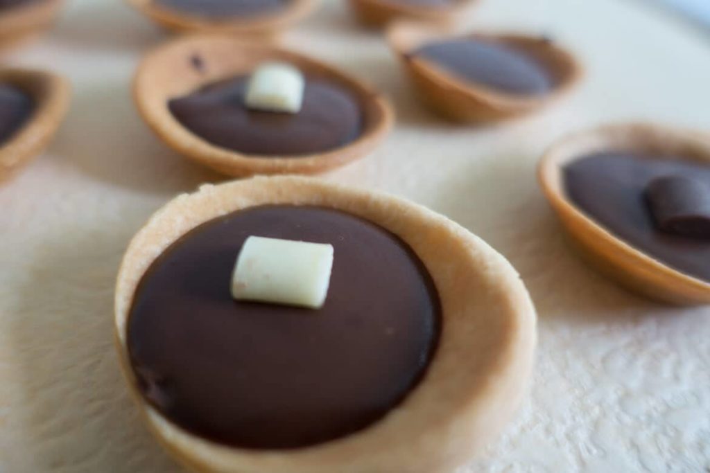 mini tartelettes chocolat