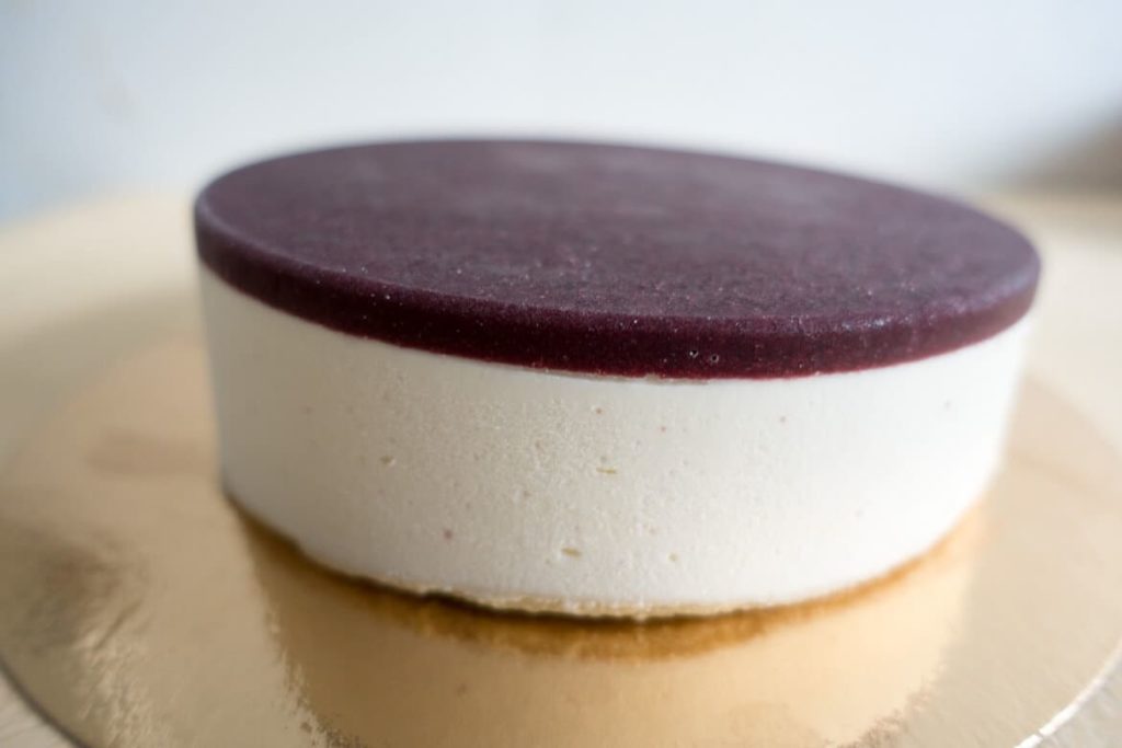 entremets chocolat blanc cerises