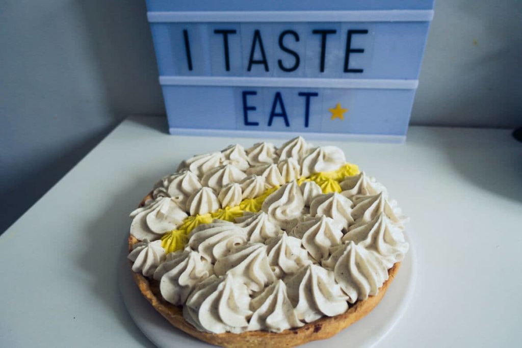 tarte mangue chantilly vanille