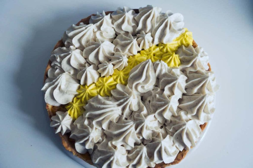 tarte mangue chantilly vanille