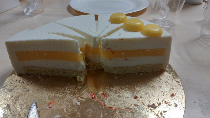 entremets coco citron