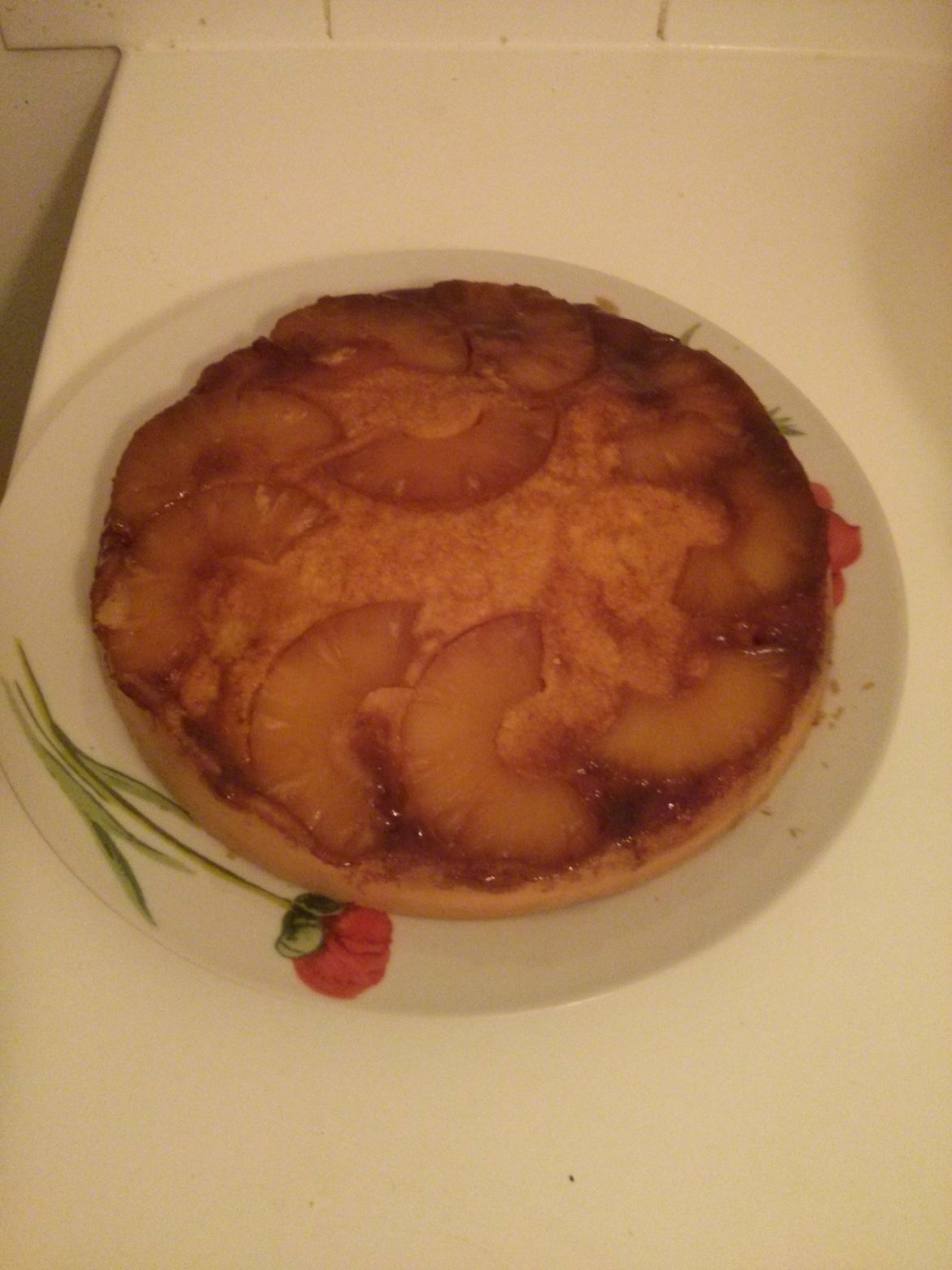 gateau ananas caramélisé