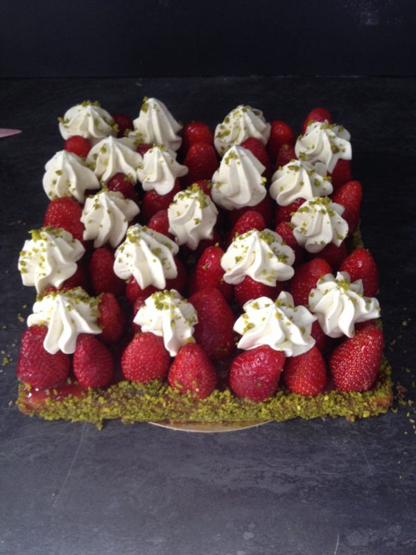 Tarte aux fraises, by pps
