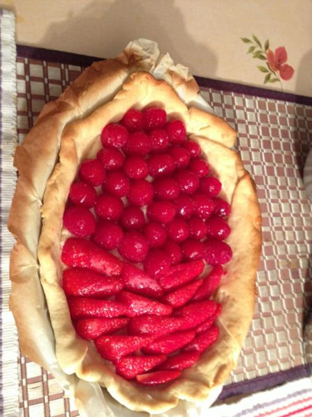 La tarte fraise-cerise de Bruno Mars