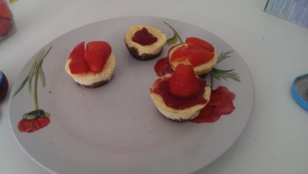 Cheesecakes Fraises