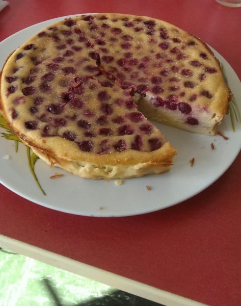 Clafoutis amandines cerises