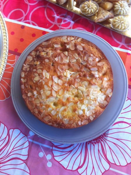 Gâteau à la poire et aux pépites de chocolat