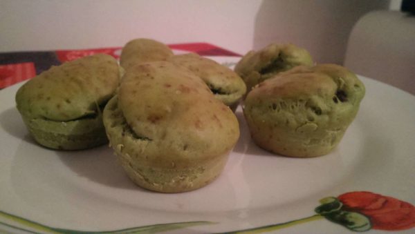 Muffins matcha au coeur d’anko