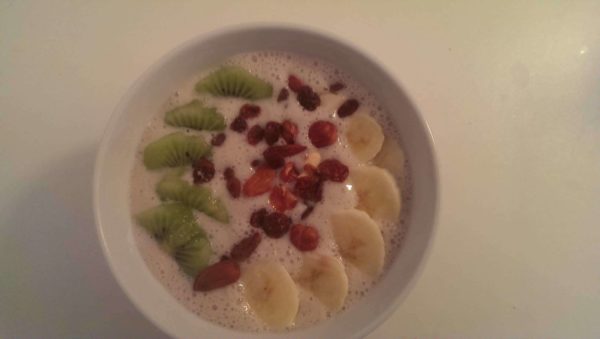 recette smoothie bowl bananes kiwi