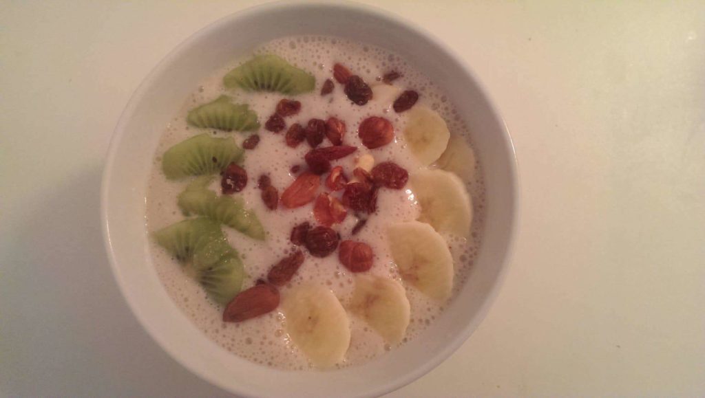 smoothie bowl bananes kiwi