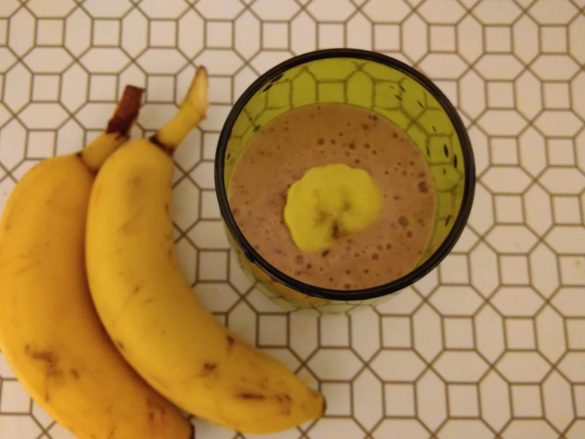 smoothie bananes fruits rouges