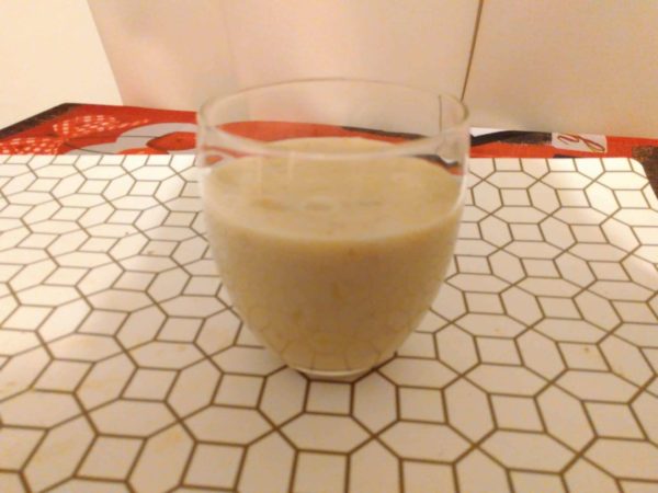 Smoothie bananes amandes