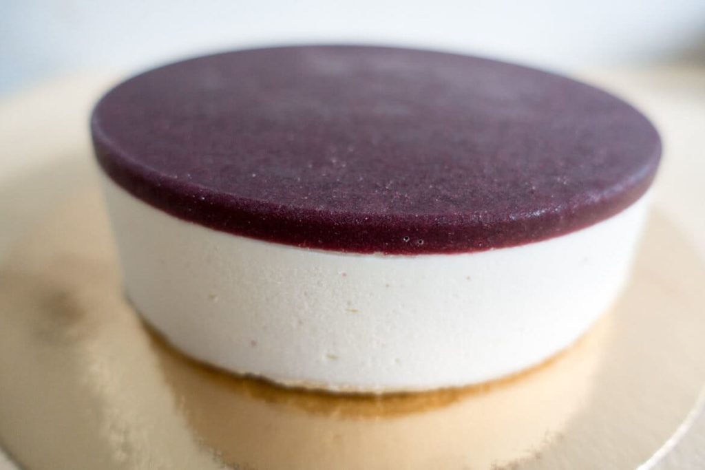 entremets chocolat blanc cerises