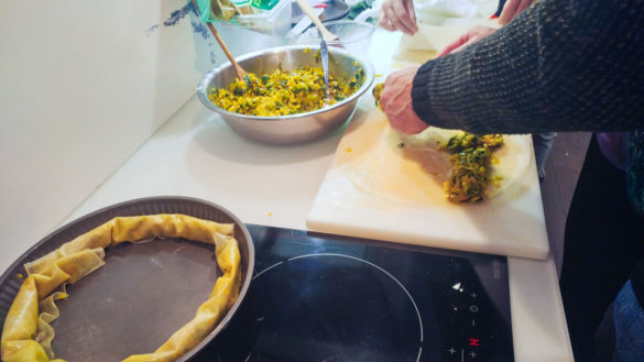 cuisiniers et blogueurs pour Sesaam: banitsa