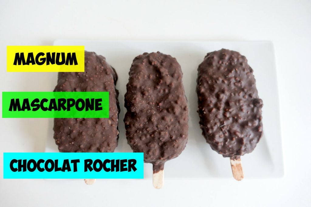 Glace magnum mascarpone chocolat rocher