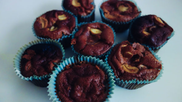 Muffins pralinés cajou sans gluten