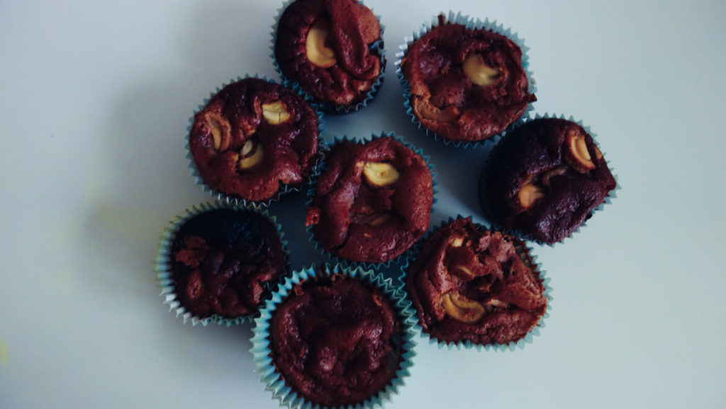 muffins pralinés cajou sans gluten