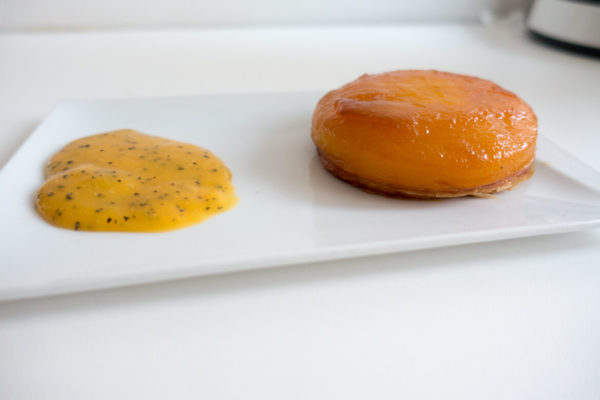 Tarte tatin mangue citron vert