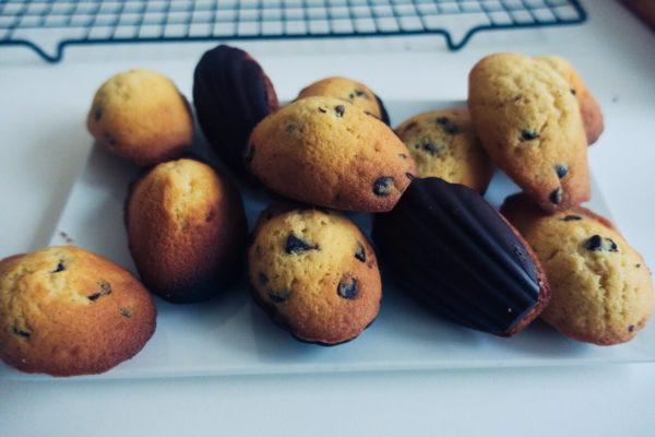 Madeleines pépites de chocolat