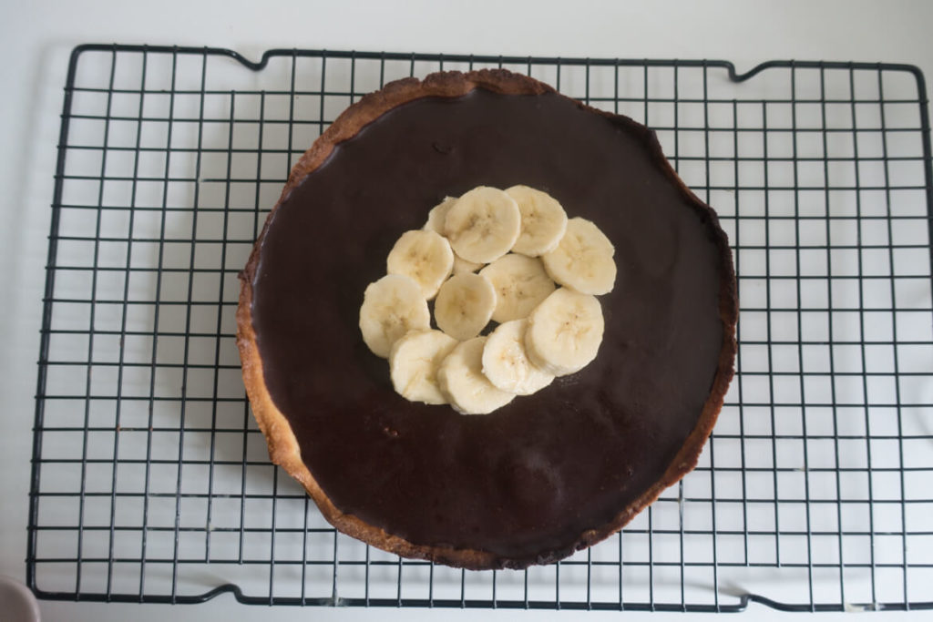 tarte chocolat banane