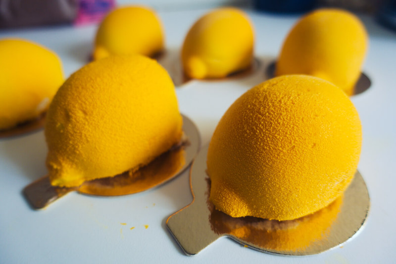 mini entremets citron