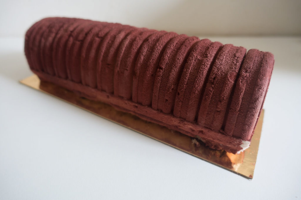 bûche crème de marrons