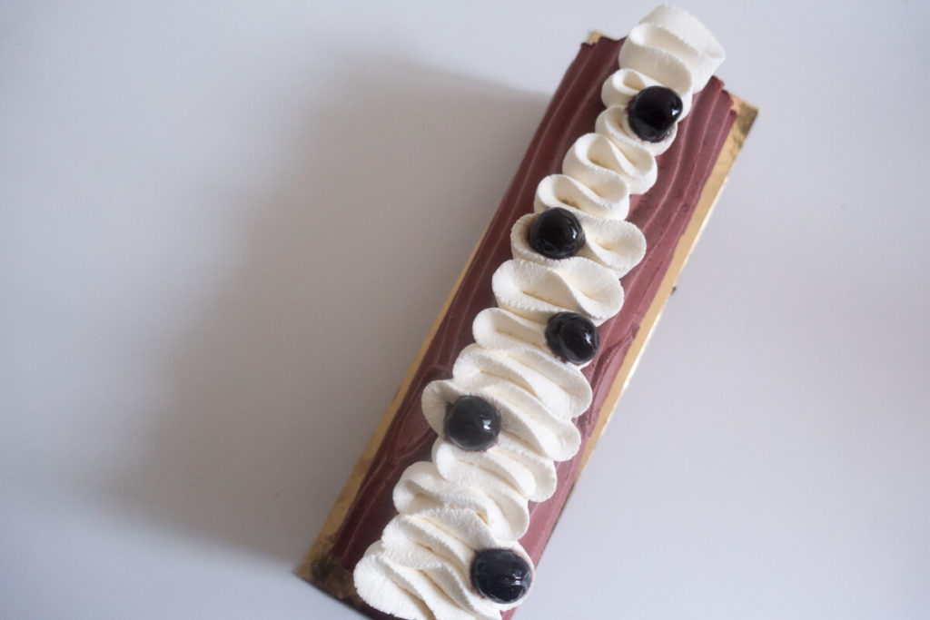 bûche façon forêt noire