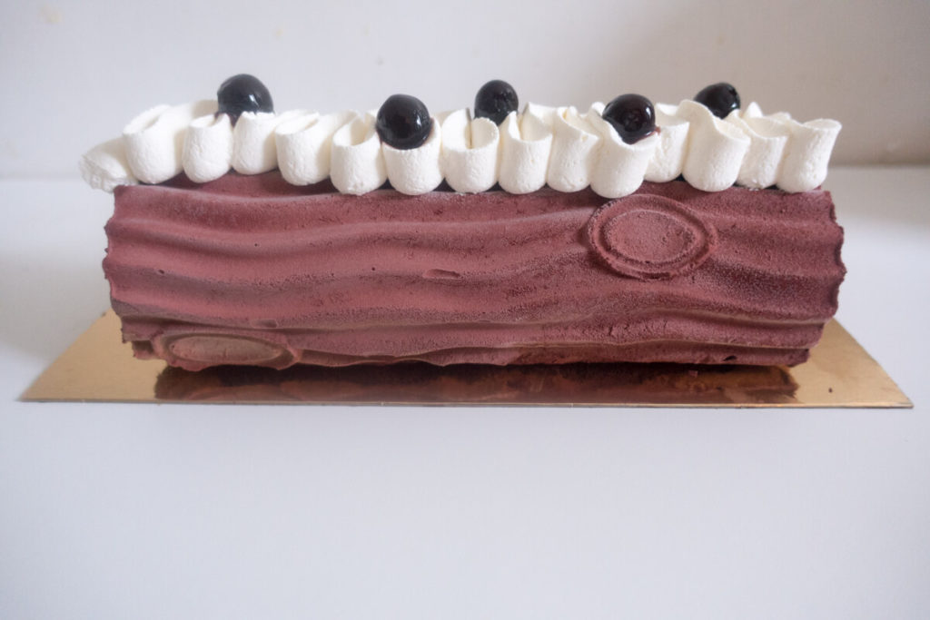 bûche façon forêt noire