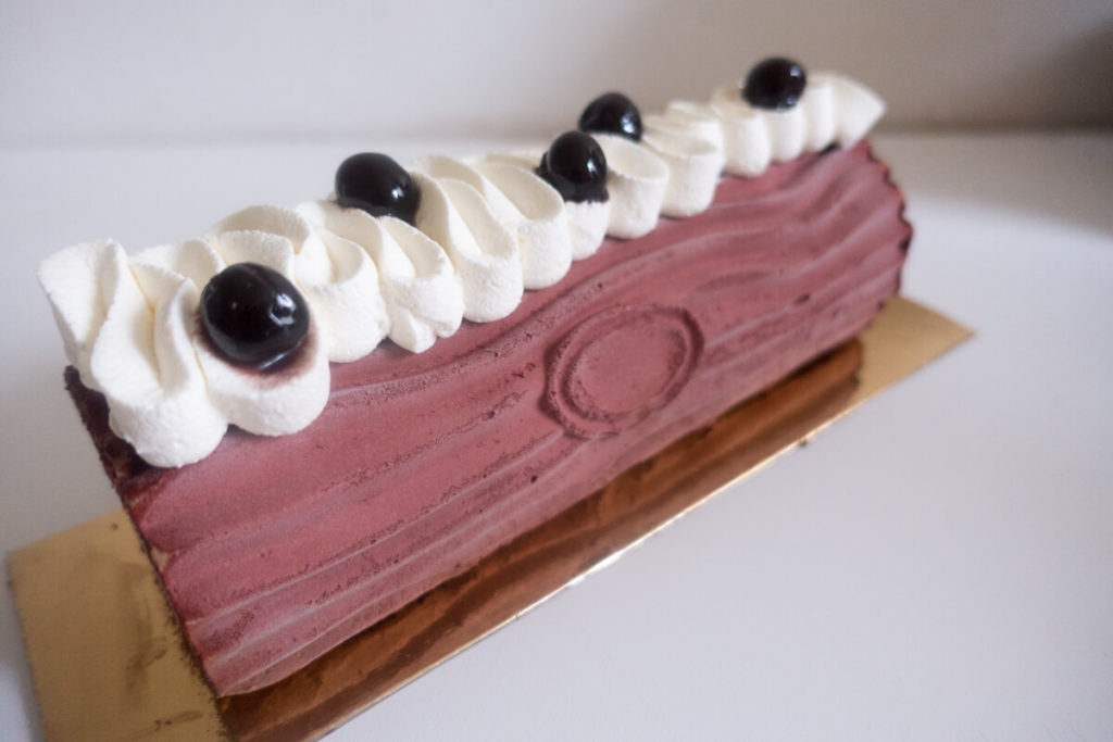 bûche façon forêt noire