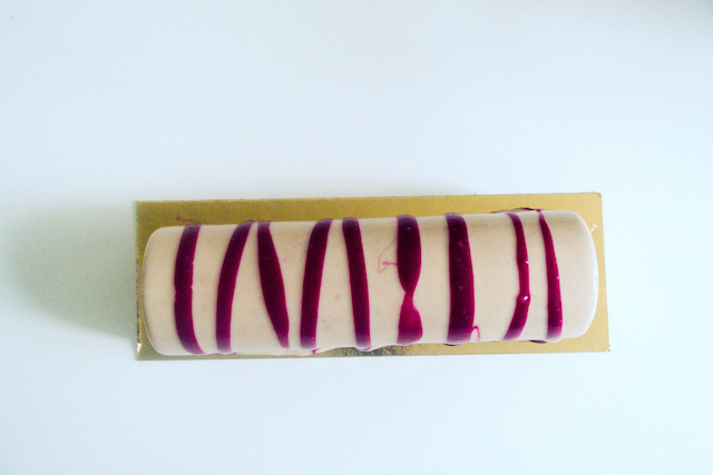 bûche marrons cassis