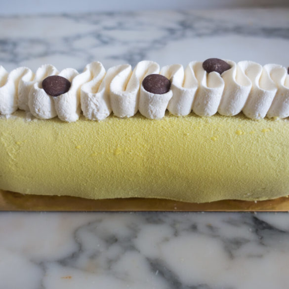 Entremets banane chocolat façon banana split