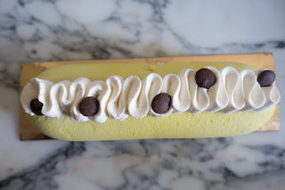 Entremets banane chocolat façon banana split