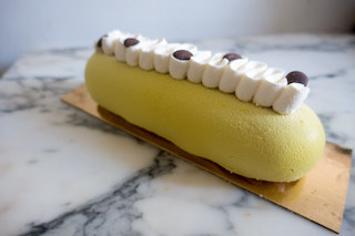 Entremets banane chocolat façon banana split